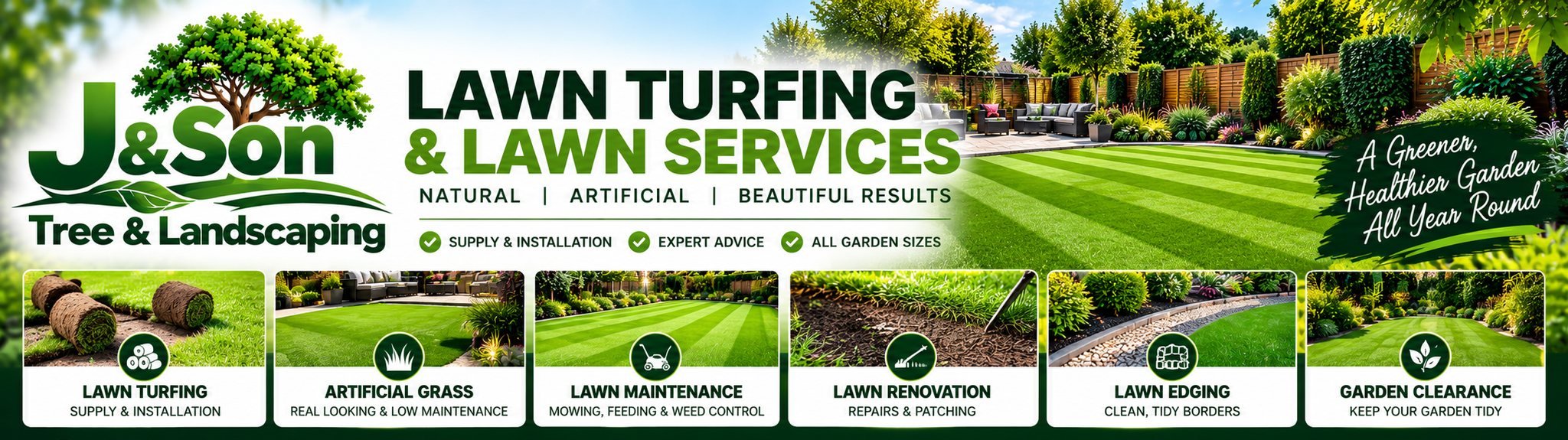 Lawn Services in Redditch - J and Son Trees and Landscapes