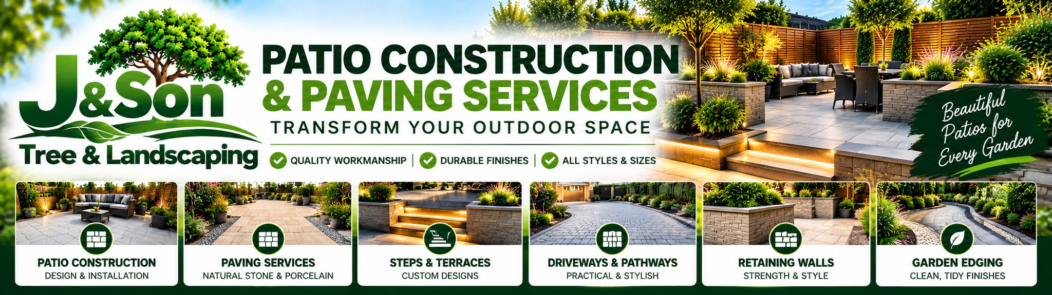 Patio Construction advice - J and Son Trees and Landscapes