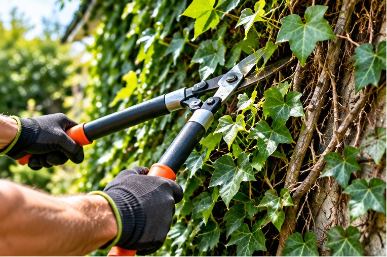 Ivy Removal - garden example