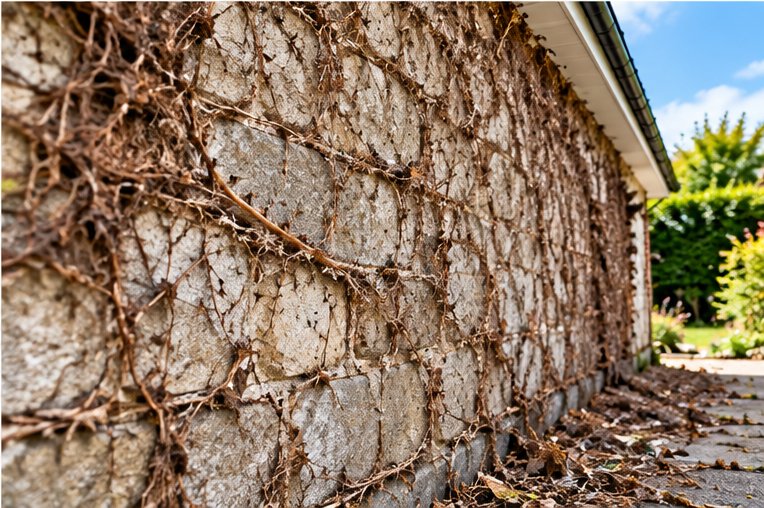 Ivy Removal - garden example