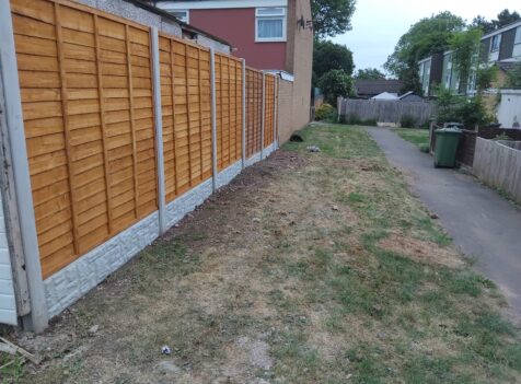 new Garden Fencing in Droitwich
