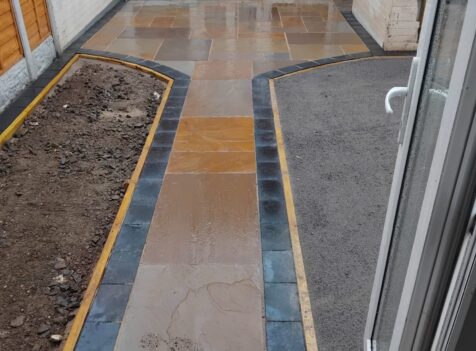 New path paving in DROITWICH