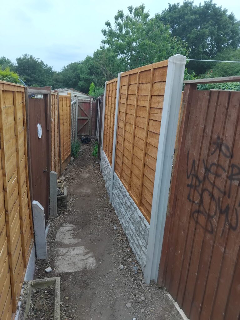 garden fencing in Solihull