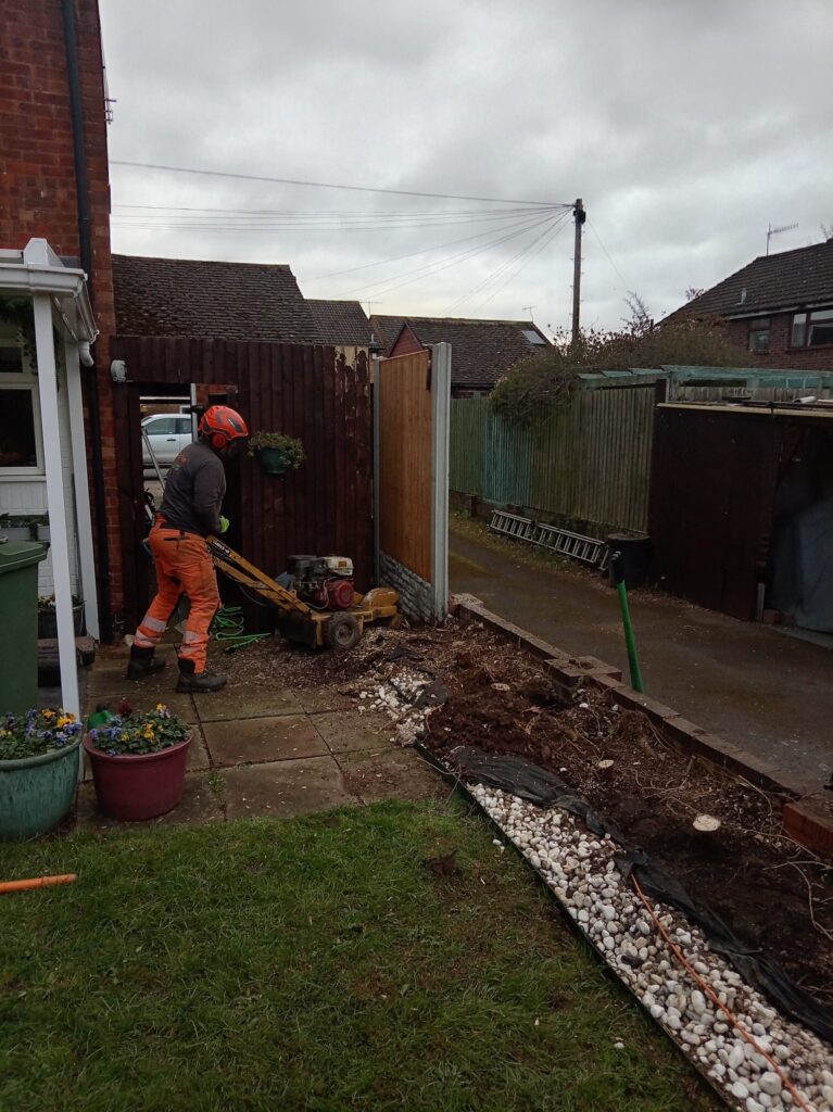 New garden fencing in Stourport-on-Severn